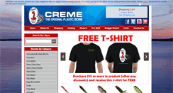 Desktop Screenshot of cremelure.com